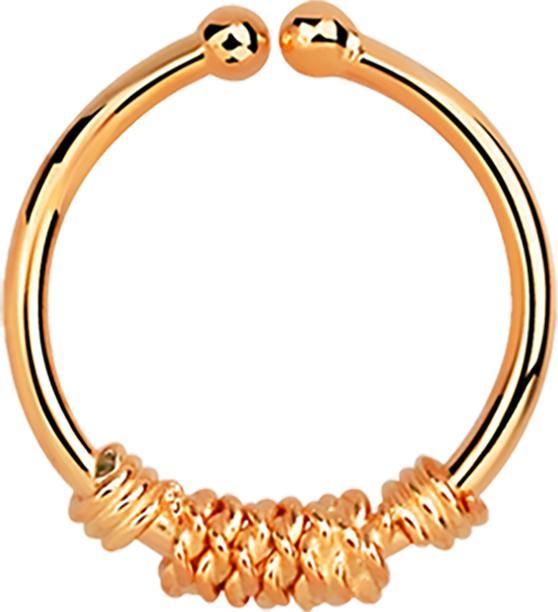 Immagine prodotto Star Piercing Fake Septum mit grosser und kleiner Seilwindung rosegold (Argento 925)