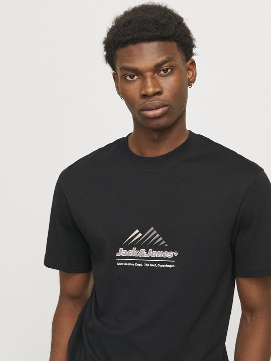 Actual product image Jack & Jones Jcolima Logo Tee Ss Crew Neck Bf Ln (XS)