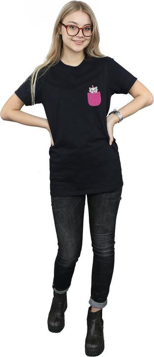 Actual product image Disney Womens/Ladies Aristocats Marie Chest Cotton Boyfriend T-Shirt (XL)