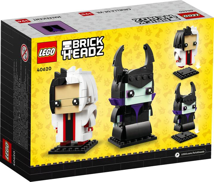 Produktbild LEGO Cruella und Maleficent (40620, LEGO Brickheadz)