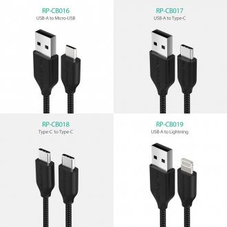 Immagine prodotto RAVPower USB - Micro-USB-Kabel RP-CB016 - 0,9 m, weiss (0.90 m)