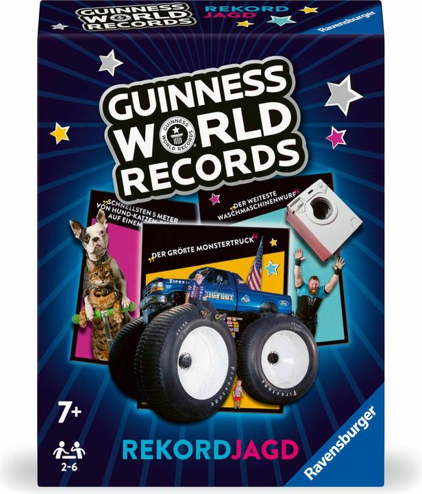 Actual product image Ravensburger 22889 - Guinness World Records: Record hunt - the quiz and memory game full of (German)
