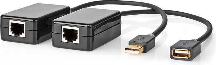 Image du produit Nedis Extender USB 1.1 1x RJ45 femelle 1x USB-A femelle 1x USB-A mâle 1x RJ45 femelle 50 m 12 Mb (0.20 m, USB 1.1)