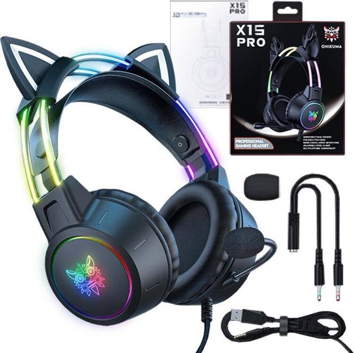 Actual product image Onikuma X15 Pro Cat (Cable)