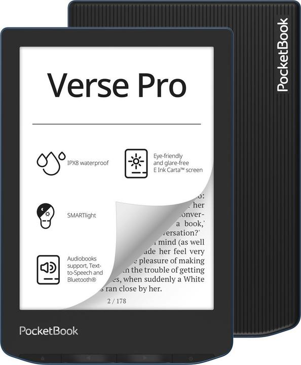 Produktbild PocketBook Verse Pro (6", 16 GB, Azure Blau)
