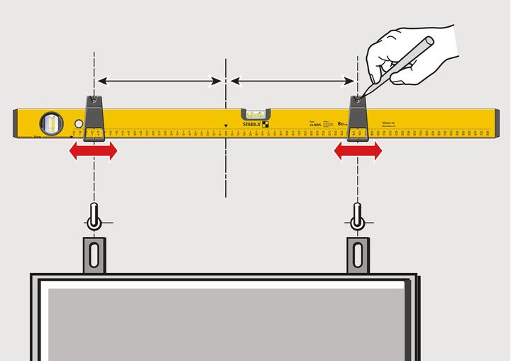 Produktbild Stabila Wasserwaage Type 70 MAS (80 cm)