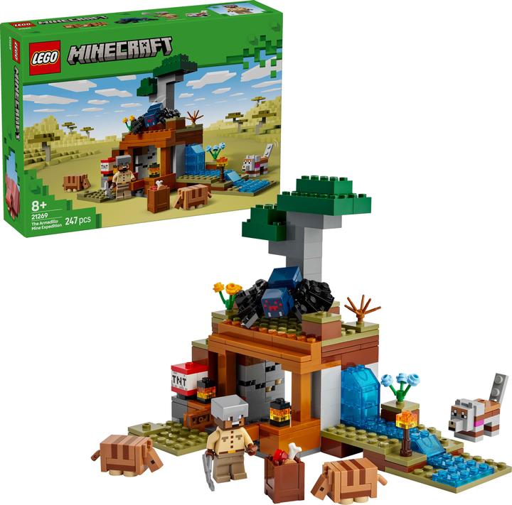 Produktbild LEGO Die Expedition zur Gürteltiermine (21269, LEGO Minecraft)