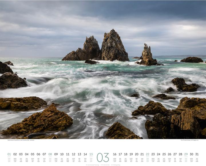 Produktbild Wasser Kalender 2026 (54 x 48 cm, Harter Einband, Deutsch, Französisch, Englisch)