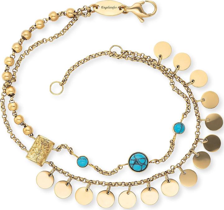 Produktbild Engelsrufer Armband Lebensbaum Gold (17 cm, Edelstahl)