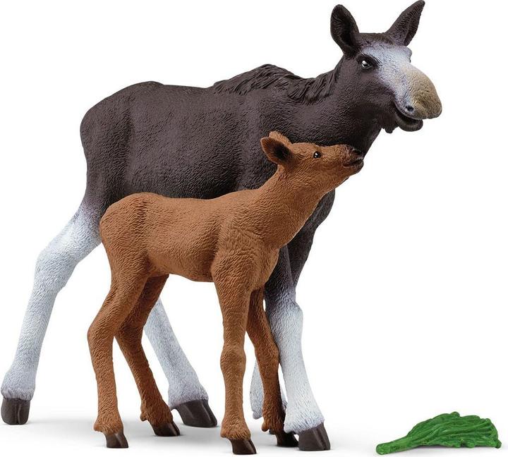 Immagine prodotto Schleich Mucca alce con vitello