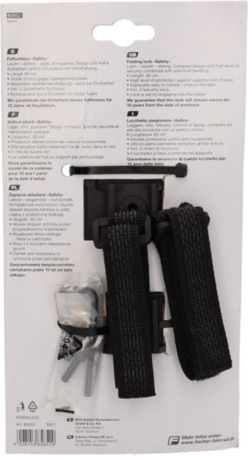Produktbild Fischer Faltschloss (80 cm)