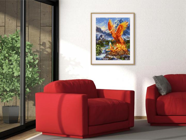 Actual product image Schipper Painting by Numbers Phoenix from the Ashes