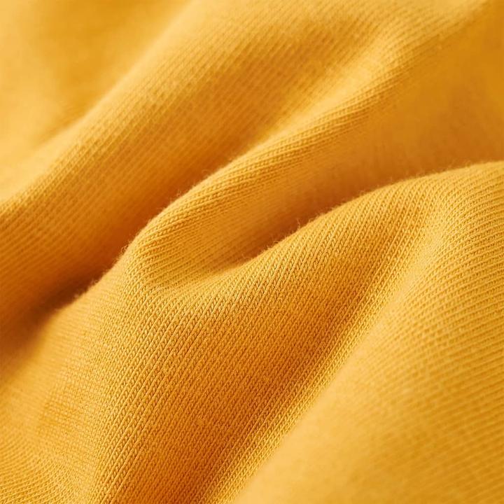 Actual product image VidaXL Children's long-sleeved shirt dark ochre 104,Material: 95 (104)
