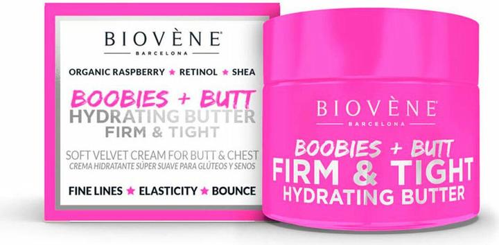 Biovène Biovene Firm & Tight Hydra Butter Raspberry Cream For Breasts And Buttocks 50Ml (Körpercreme, 50 ml)
