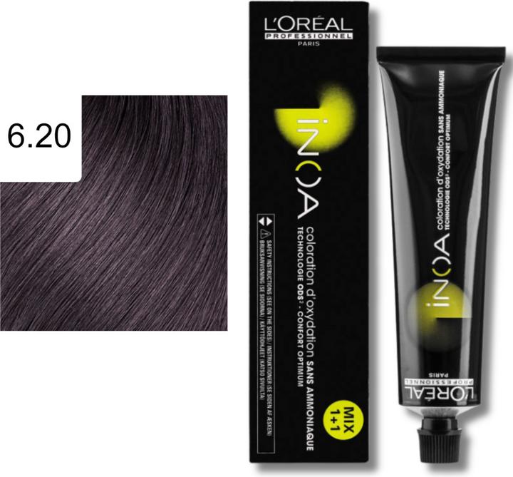 Produktbild L'Oréal Professionnel Inoa (6.20 Dunkelblond Intensives Violett)