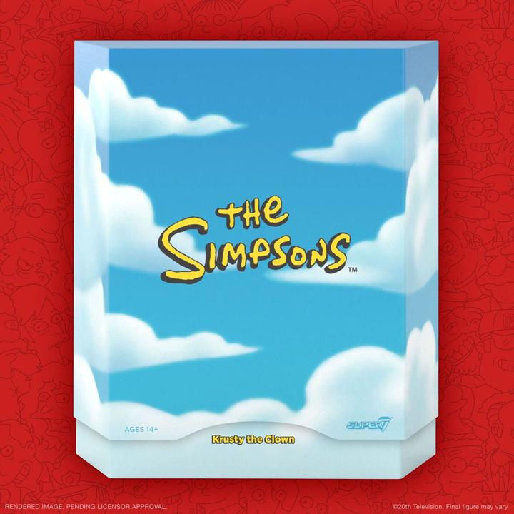 Actual product image Super7 Les Simpson figurine Ultimates Krusty the Clown 18 cm
