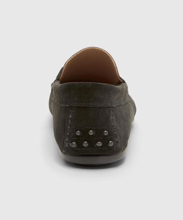 Actual product image Selected Homme Slhsergio Suede Horsebit Driving Shoe (41)