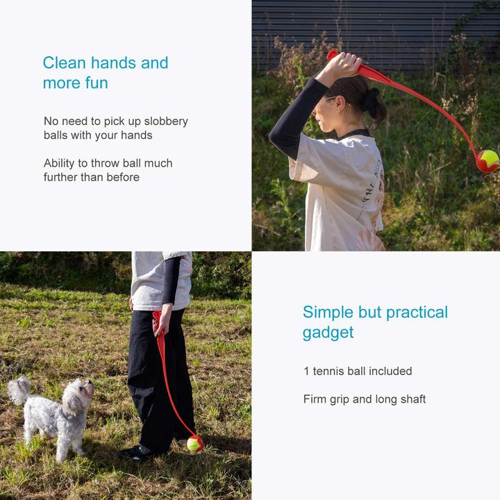 Image du produit Intirilife Lanceur de balles pour chiens Bâton de lancer de balles (Jouet à balle chien)