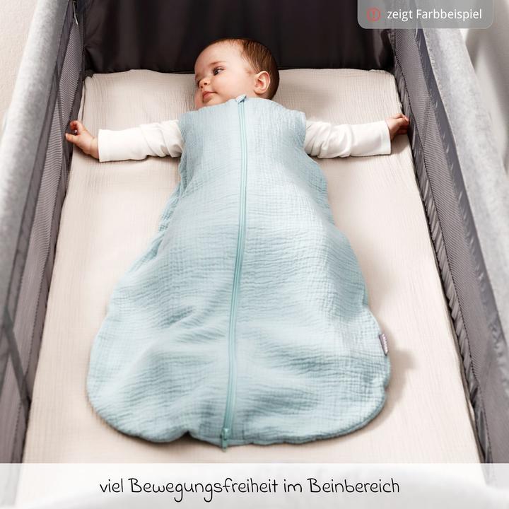 Immagine prodotto La Loona LaLoona Schlafsäcke Sommer-Schlafsack Musselin / Mull - Beige (90 cm)