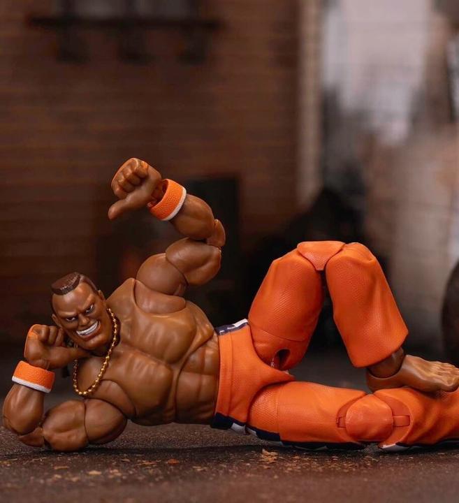 Actual product image Jada Street Fighter II Dee Jay 6" Figure