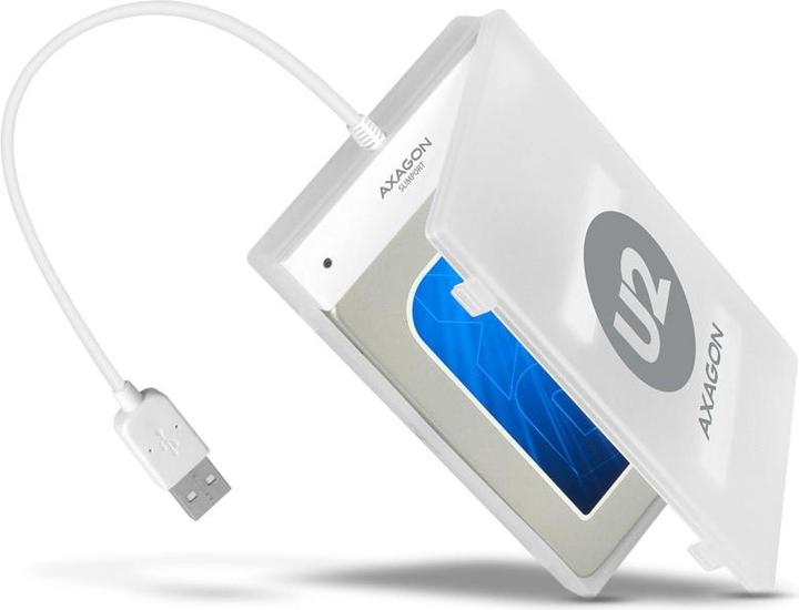 Immagine prodotto Axagon ADSA-1S6 Adattatore SLIMPort, USB 2.0, 2.5" SSD/HDD, SATA - con custodia (2.5")