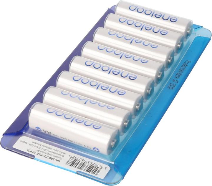 Immagine prodotto Panasonic Batteria ricaricabile Mignon/AA HR-3UTGA, confezione da 8 + box batteria (8 pz., AA, 1900 mAh)