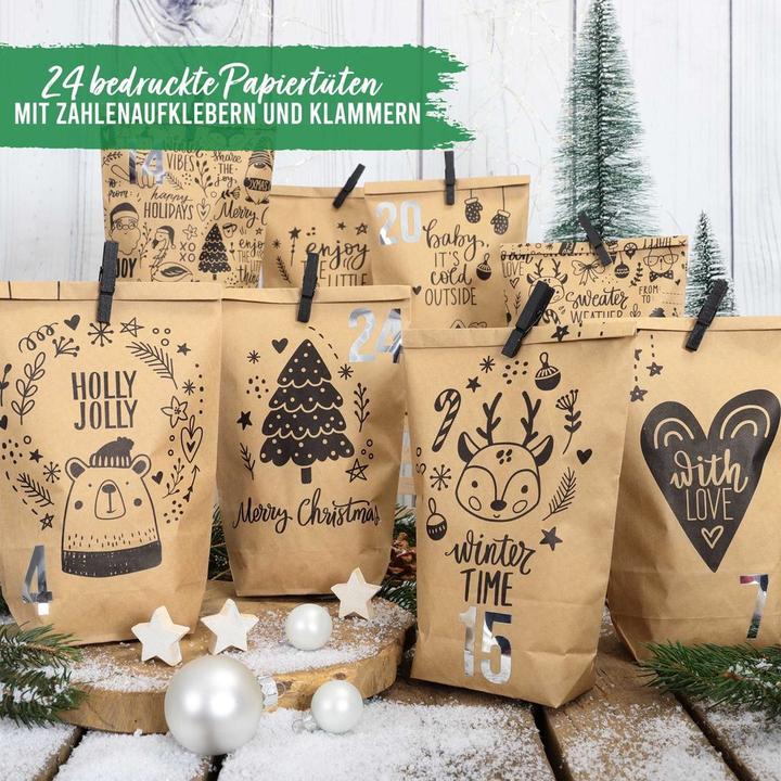 Actual product image Papierdrachen Bags with clips