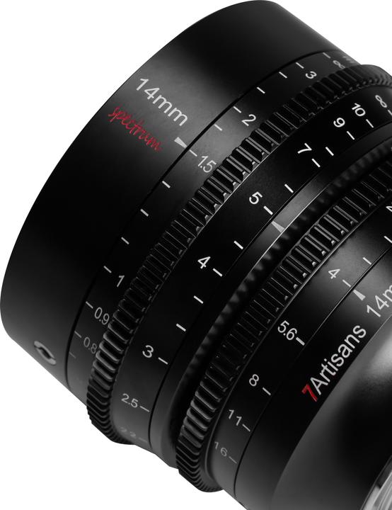 Image du produit 7artisans Spectrum 14mm T2.9 Canon RF (Canon RF, APS-C / DX)