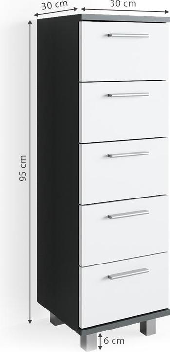 Immagine prodotto Vicco Ilias (30 x 95 x 30 cm)