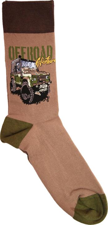 Actual product image Simply Essentials Boys Toys Mens Safari Truck Socks (39.5 - 45.5)
