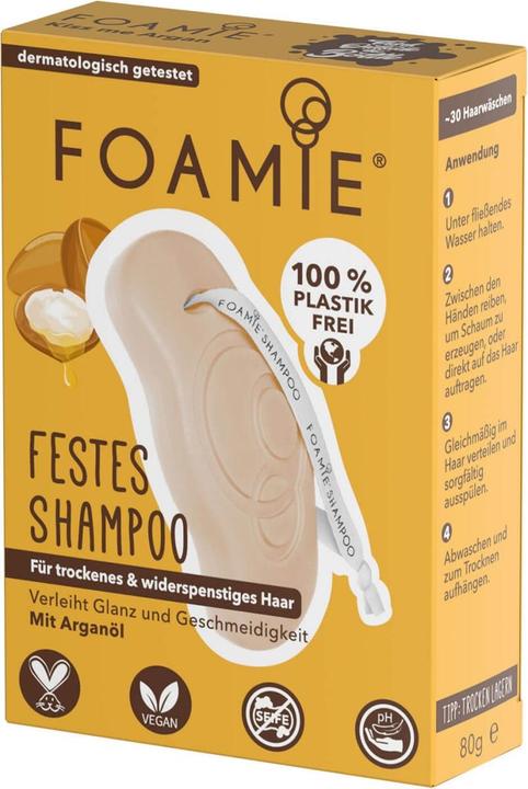 Immagine prodotto Foamie Kiss Me Argan Shampoo solido (80 ml, Shampoo solido)