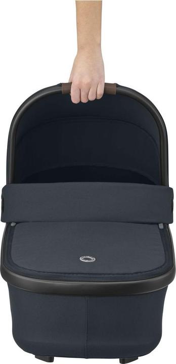 Produktbild Maxi-Cosi Oria Kinderwagenaufsatz Essential Graphite (Black Rim, Brown leather)