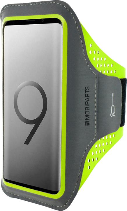 Productafbeelding Mobiparts Comfort Fit Sport Armband Samsung Galaxy S9 Plus Neon Green