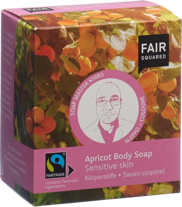 Fair Squared Body Soap Apricot Sensitive Skin (Hartseife)