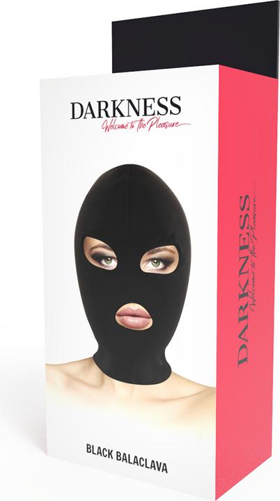 Produktbild Darkness Kopfmaske "Black Balaclava" mit Augen- und Mundöffnung