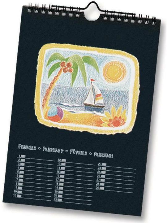 Actual product image Folia Permanent calendar (A4, Hardcover, German)