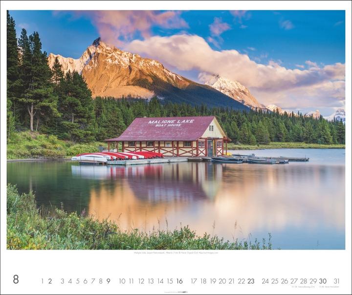 Actual product image Kanada Kalender 2026 - Der Ruf der Wildnis (55 x 46 cm, Hardcover, German)