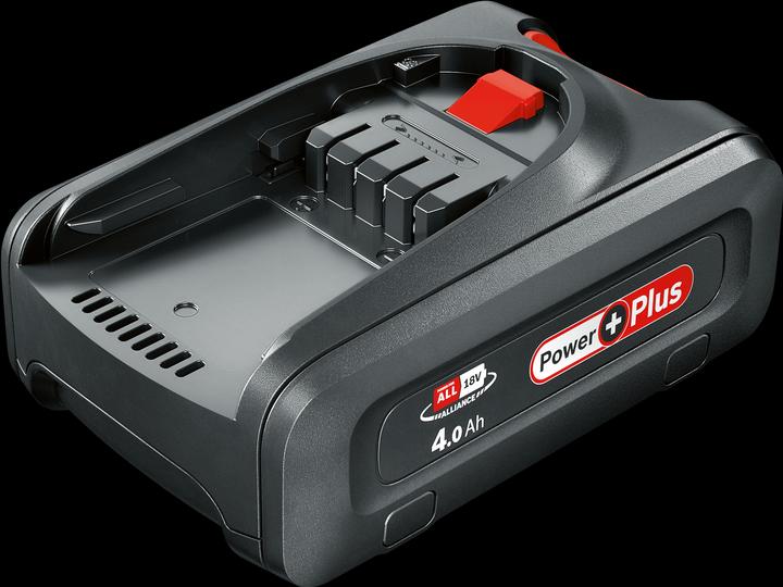 1x bloc batterie 18V 4.0 Ah PowerPlus, Boîte en carton