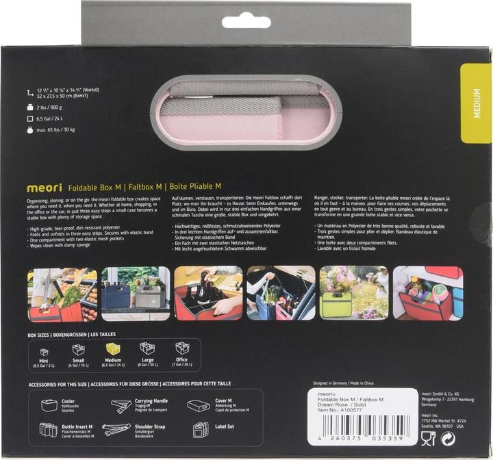 Image du produit Meori Boîtes pliantes (3 x 27,5 x 32 cm, 22.58 l)