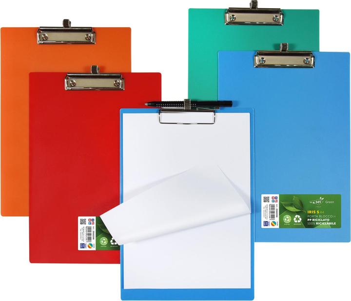Actual product image Sei Rota Iris P/Blocco Green Con P.Penna Azz (210 x 297 mm)
