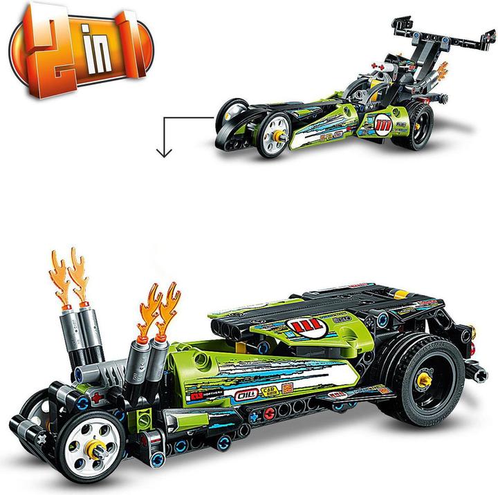 Image du produit LEGO Voiture de course Dragster (42103, LEGO Technic)