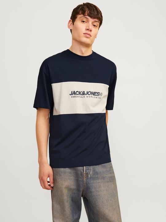 Produktbild Jack & Jones Jjelegacy Blocking Tee Ss O-Neck Noos (XXL)