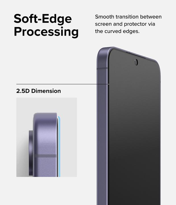 Image du produit Ringke Screen Protector for Galaxy S24 EASY SLIDE PRIVACY TEMPERED GLASS 2 pack, w installation Jig (2 pièce(s), Samsung Galaxy S24+)