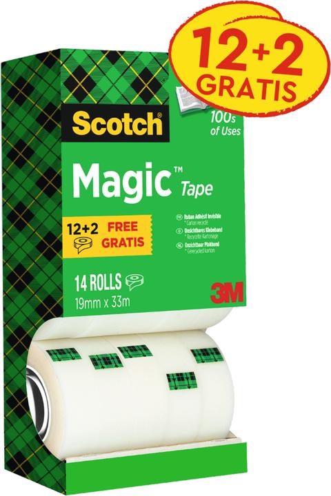Produktbild Scotch Magic Klebeband Vorteilspack (19 mm)