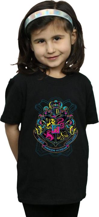 Immagine prodotto Neon Hogwarts Crest Maglietta Ragazze (128)