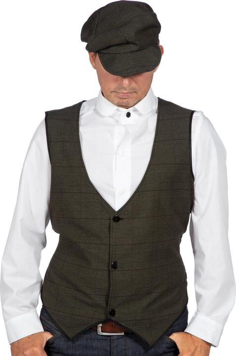 Actual product image Wilbers Men's shirt Roaring 20's, round collar (58)