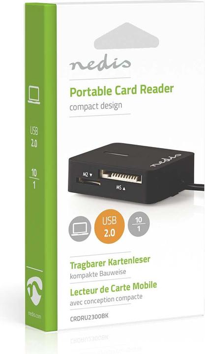 Produktbild Nedis Kartenleser Multicard USB 2.0 (USB)