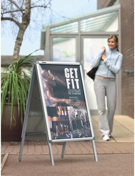 Actual product image Nobo Poster stand, weatherproof (A2)