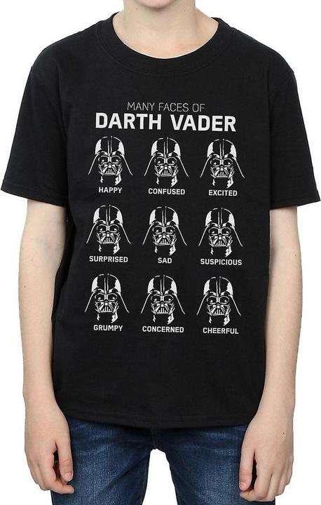 Produktbild Star Wars TShirt Jungen mit vielen Gesichtern von Darth Vader aus Baumwolle (116)