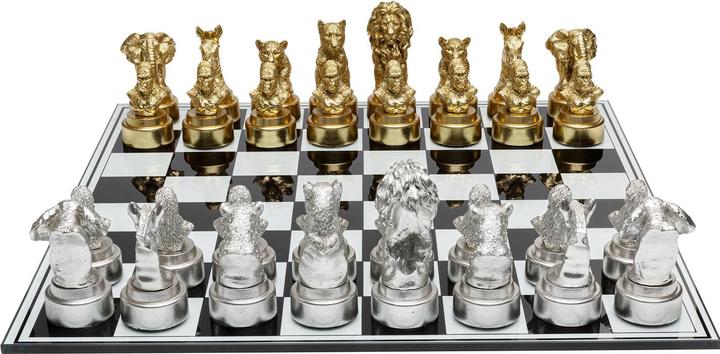 Actual product image Kare Design Deko Objekt Chess Animals 60x60cm